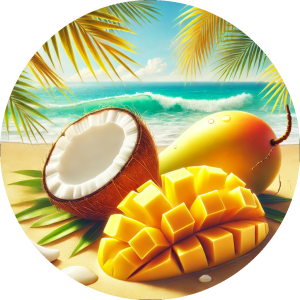 Mango Coconut_Circular Mango Coconut (Quantity 12)