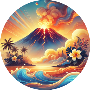 Volcano_Circular Volcano (Quantity 12)