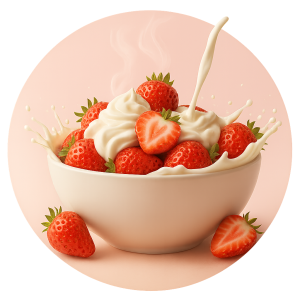Strawberries and Cream Strawberries and Cream (Quantity 12)